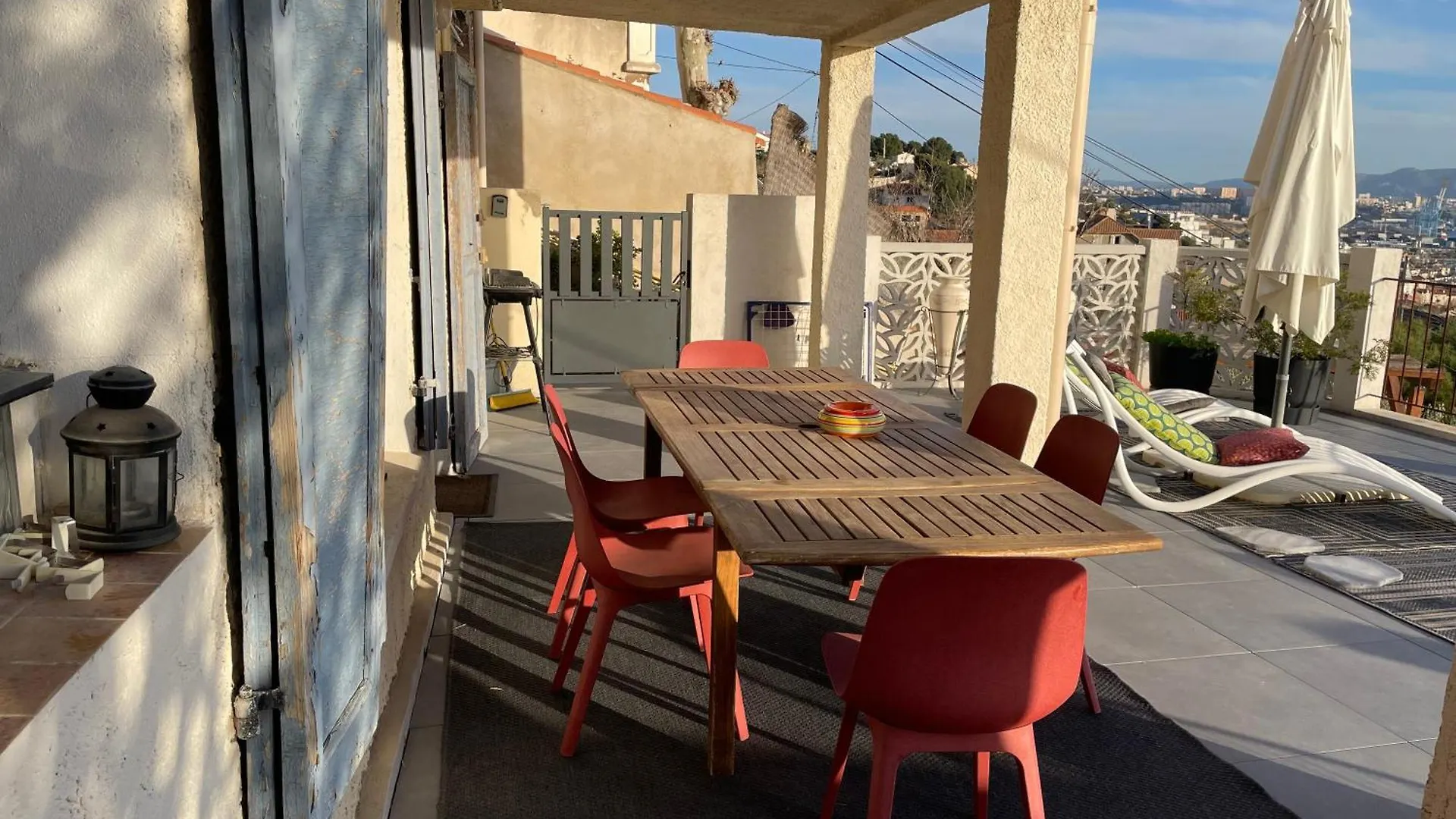 Appartement Superbe Terrasse Avec Vue Panoramique Sur La Mer à Marseille