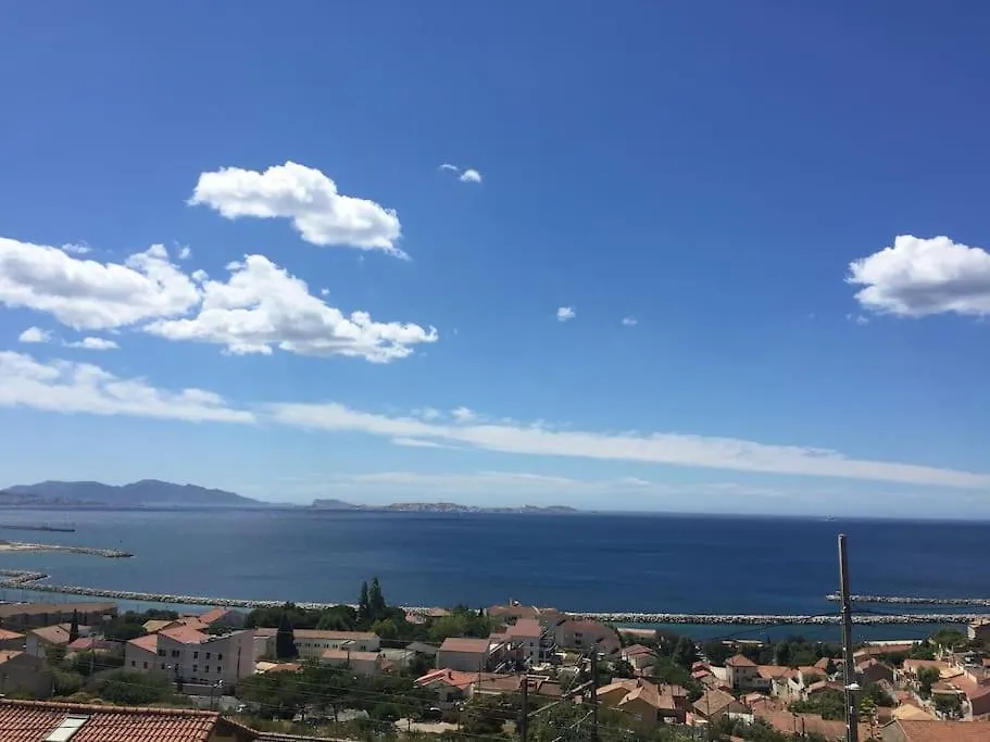 Superbe Terrasse Avec Vue Panoramique Sur La Mer Marseille Lejlighed